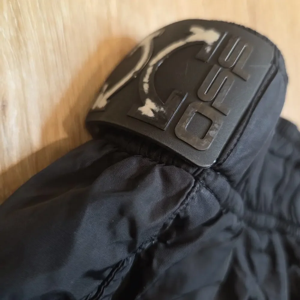 Off-White c/o Virgil Abloh Mens M Black Logo Nylon Swim Shorts Trunks Albania